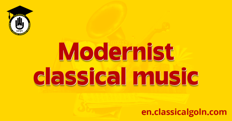 Modernist classical music